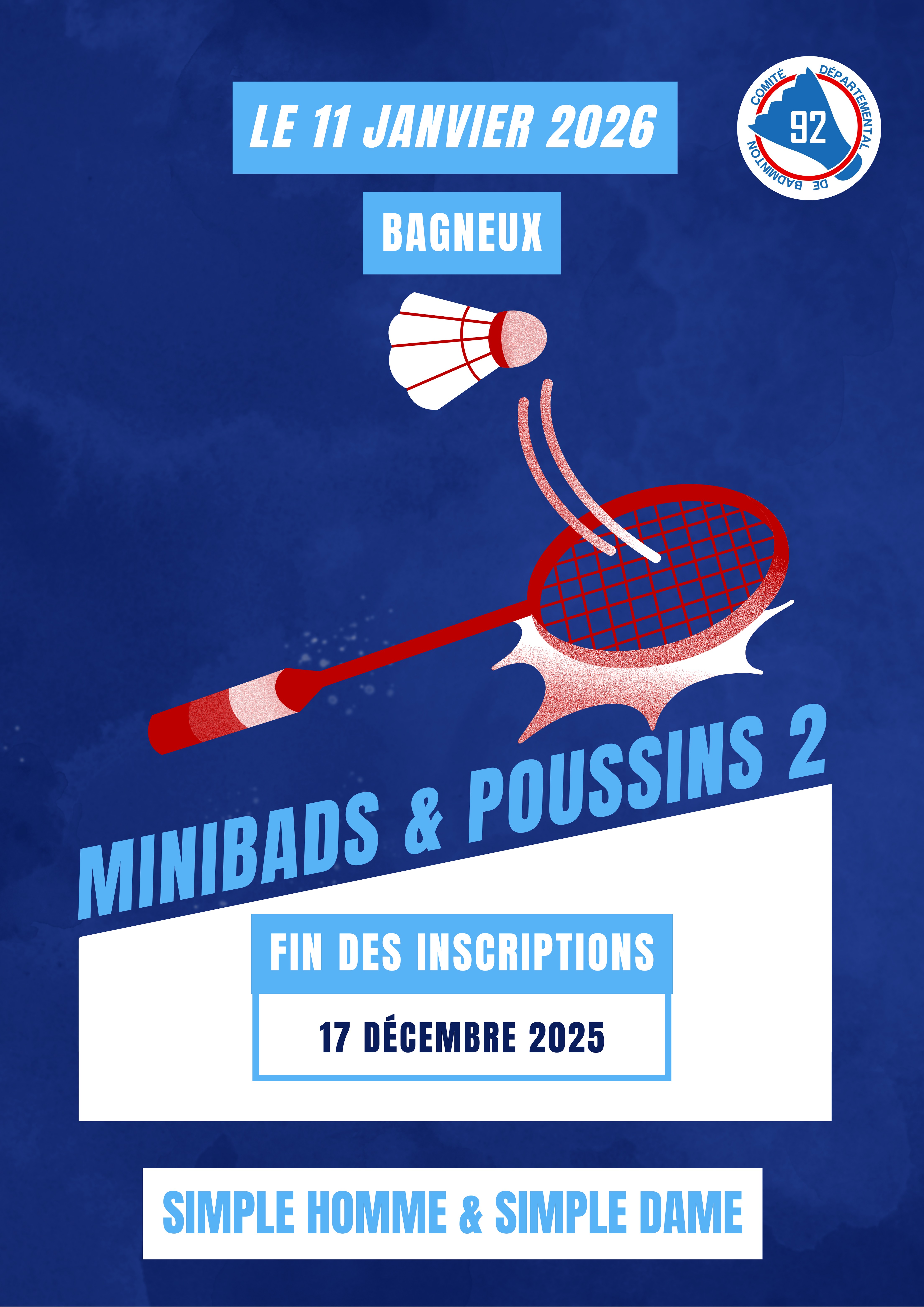 Compétition Benjamins &amp;amp; Minimes des Hauts-de-Seine n°2